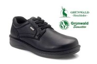 Grünwald Hirsch Schnürer schwarz   Herren