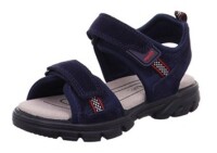 Legero Sandale Leder \ SCORPIUS BLAU/ROT VELOUR/TEXTIL...