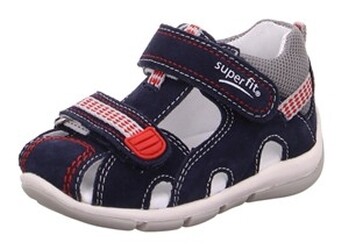 Legero Sandale Leder \ FREDDY OCEAN KOMBI VELOUR/TEXTIL Kinderschuhe