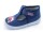 Fischer Kinder-Klett-Hausstiefel Jeansblau  Hausschuhe