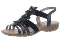 Remonte  schwarz/schwarz Reptile1/Elastique Damen