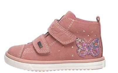 Lurchi Mini-Tex SWEET ROSE Suede Kinderschuhe