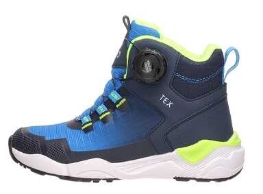 Lurchi Leroy-Tex NAVY BLUE LIME SYNTHETIK TEXTILE Kinderschuhe