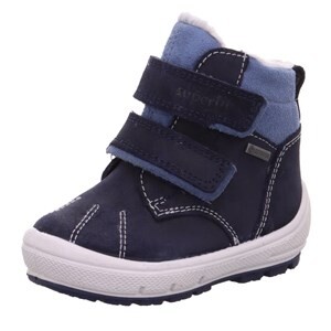 Legero Stiefelette Leder \ GROOVY blau VELOUR/TEXTIL Kinderschuhe