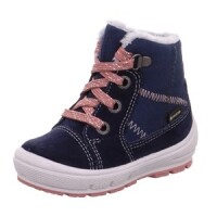 Legero Stiefelette Leder \ GROOVY BLAU/ROSA VELOUR/TEXTIL...