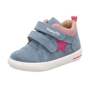 Legero Stiefelette Leder \ MOPPY BLAU/PINK VELOUR/TEXTIL Kinderschuhe