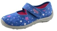 Fischer 632342 blau Kinder-Klett-Haussch Kinderschuhe