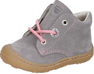 Ricosta CORY graphit/rosa echt Leder Kinderschuhe