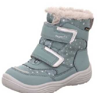 Legero Stiefelette Synthetik \ CRYSTA HELLGRÜN/SILBER SYNTHETIK/TEXTIL/EFFEKTLEDER Kinderschuhe