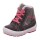 Legero Stiefelette Leder \ GROOVY GRAU/PINK VELOUR/TEXTIL Kinderschuhe
