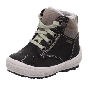 Legero Stiefelette Leder \ GROOVY grau VELOUR/TEXTIL Kinderschuhe