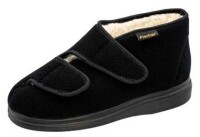 Fischer 13987 SCHWARZ Klett-Hausstiefel Damen