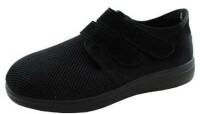 Fischer 0554 SCHWARZ Klett-Hausschuh Damen