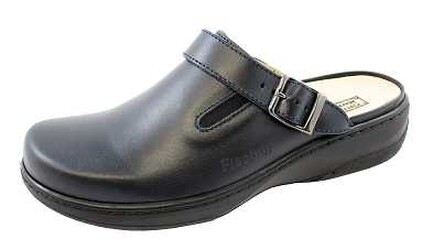 Fischer Damen-Pantolette MARINE Leder Damen