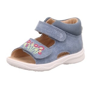 Legero Sandale Leder \ POLLY blau VELOUR/TEXTIL/EFFEKTLEDER Kinderschuhe