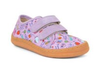 Froddo Froddo Canvas-BAREFOOT Lilac / comic  Kinderschuhe