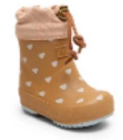 Bisgaard Gummistiefel Sky Hearts 1758 gelb / beige...
