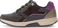 Gabor Shoes  schwarz/choco/berry Foulard/Samt/Met. Damen