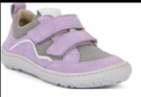 Froddo G3130260-9 Barefoot Klett lila Denim  Kinderschuhe